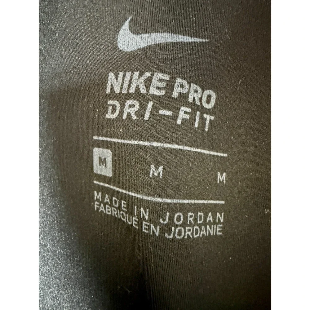 Nike Pro Compression Pants Mens Medium Black Base Layer Leggings Athletic